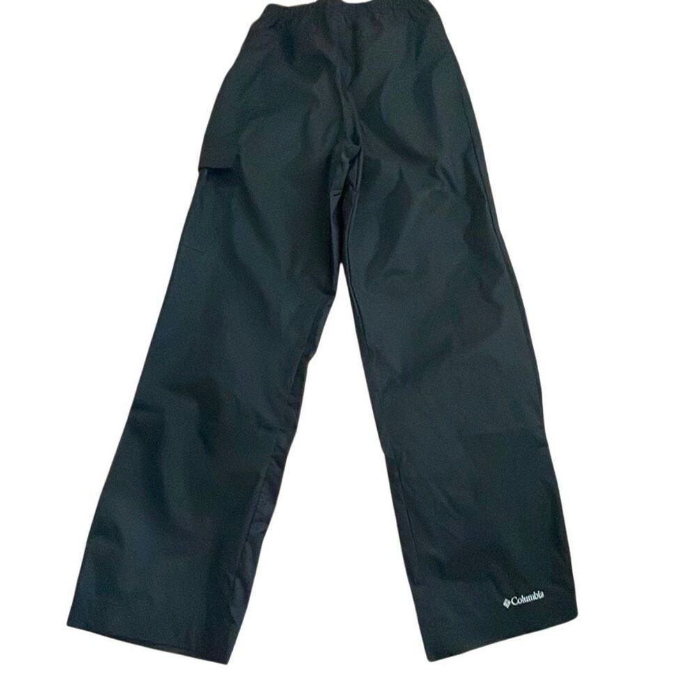NWOT Columbia Kid’s Black Rain Pants - Size Med (10/12)
